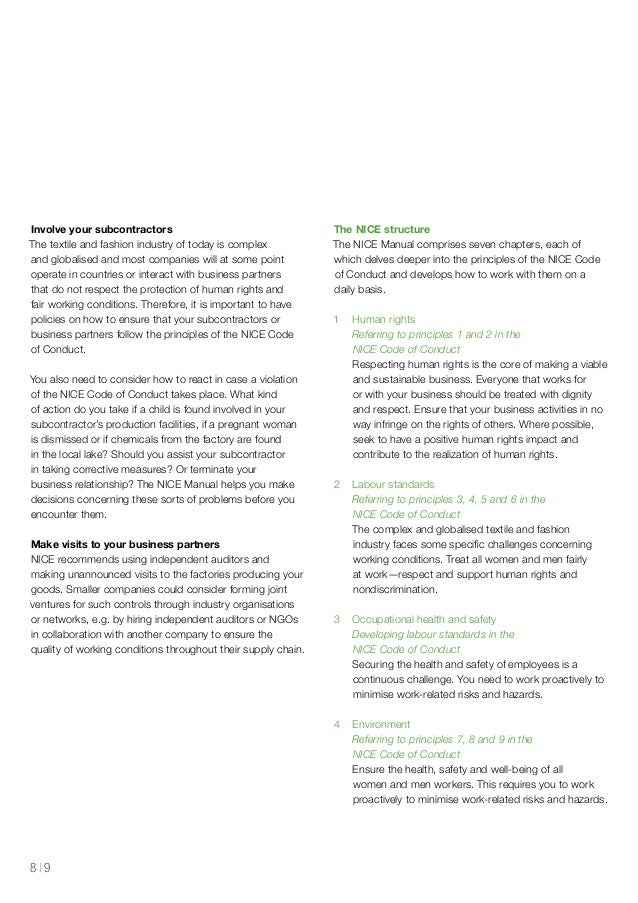 Code of ethics for fashion industry 92 Code of ethics for fashion industry 91